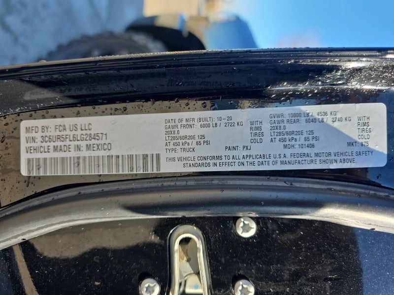 2020 RAM 2500 Laramie