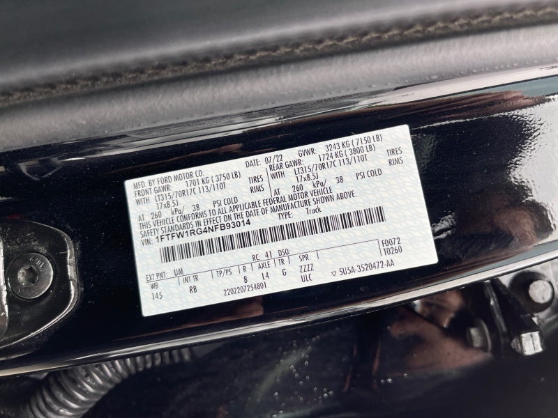 2022 Ford F-150 Raptor