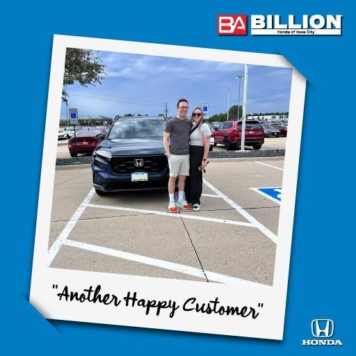 Another Happy Customer from Billion Honda | Iowa City, IA