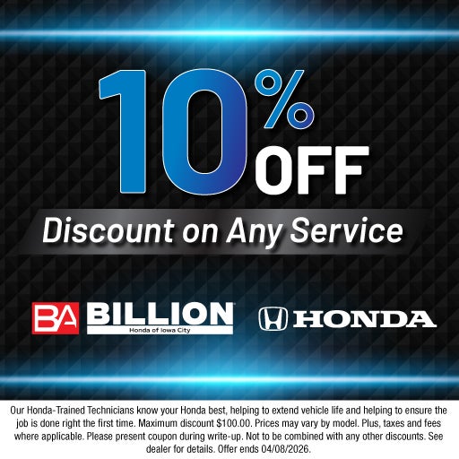 10% DISCOUNT ON ANY SERVICE