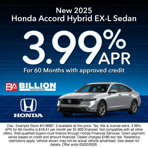 NEW 2025 HONDA ACCORD HYBRID EX-L