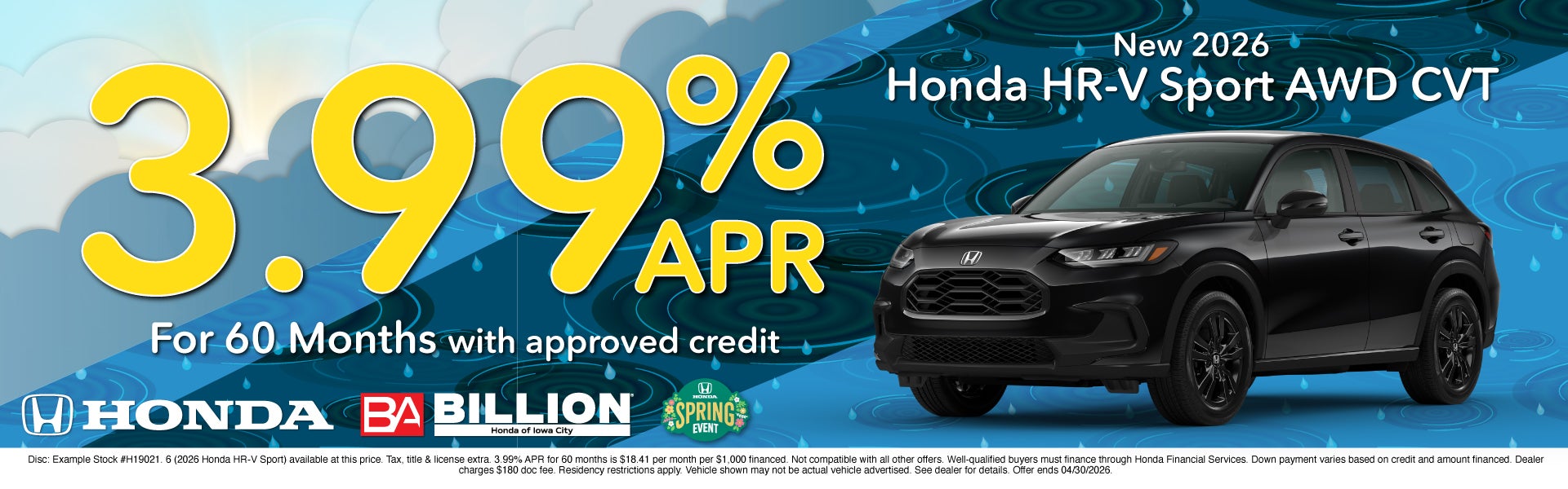 NEW HONDA OFFER