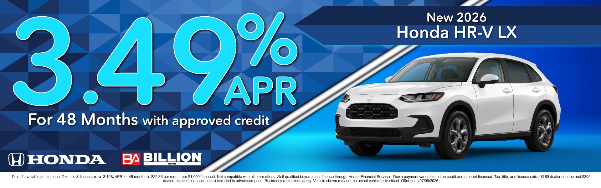 APR OFFER