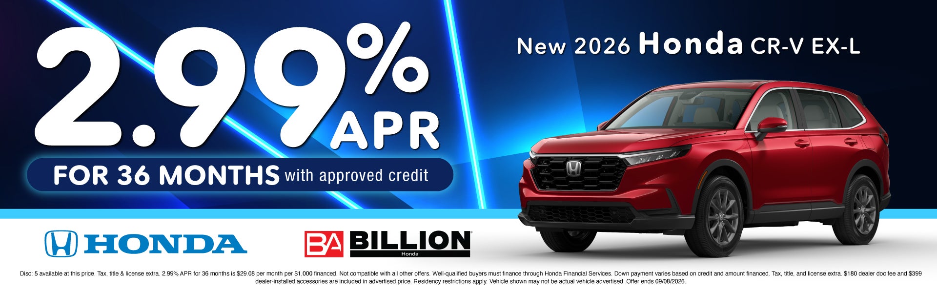 NEW 2026 HONDA CR-V EX-L