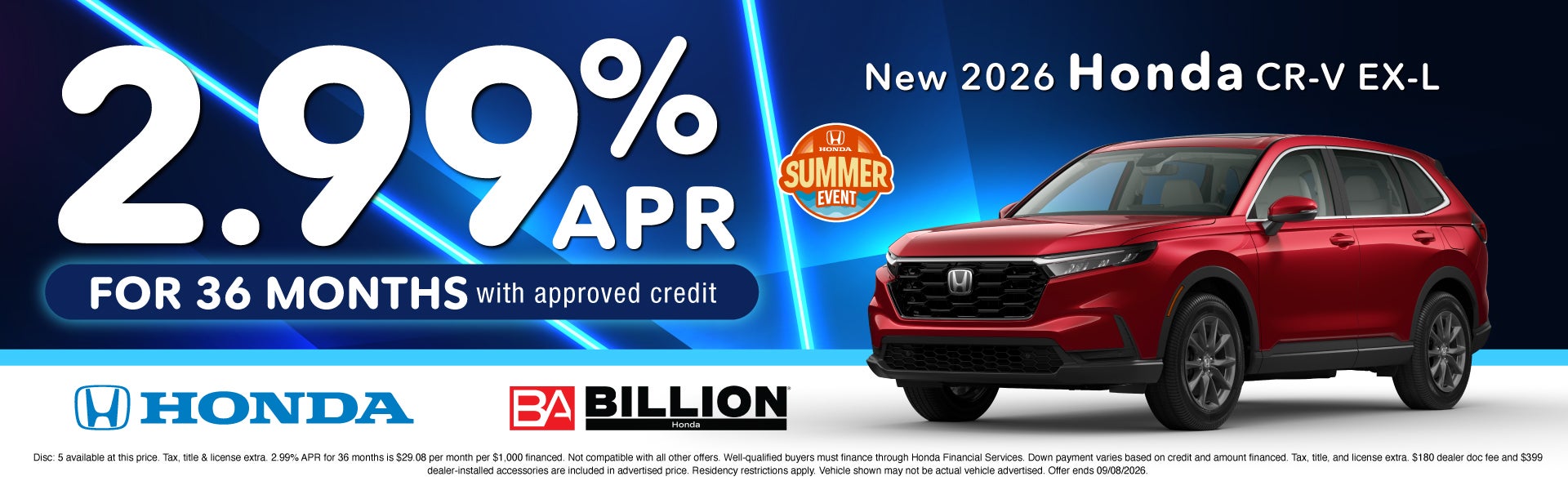 NEW 2026 HONDA CR-V EX-L