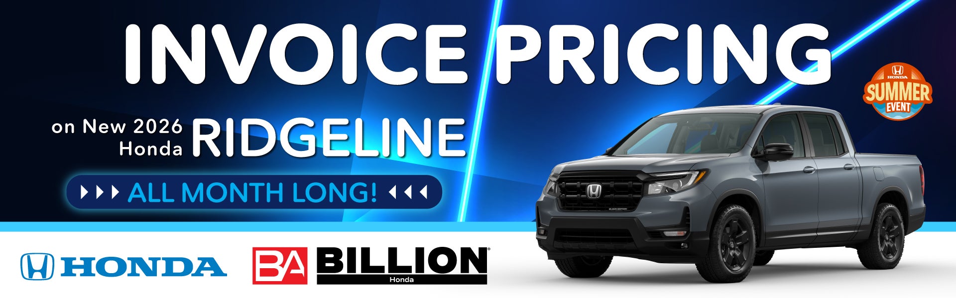 NEW 2026 HONDA RIDGELINE