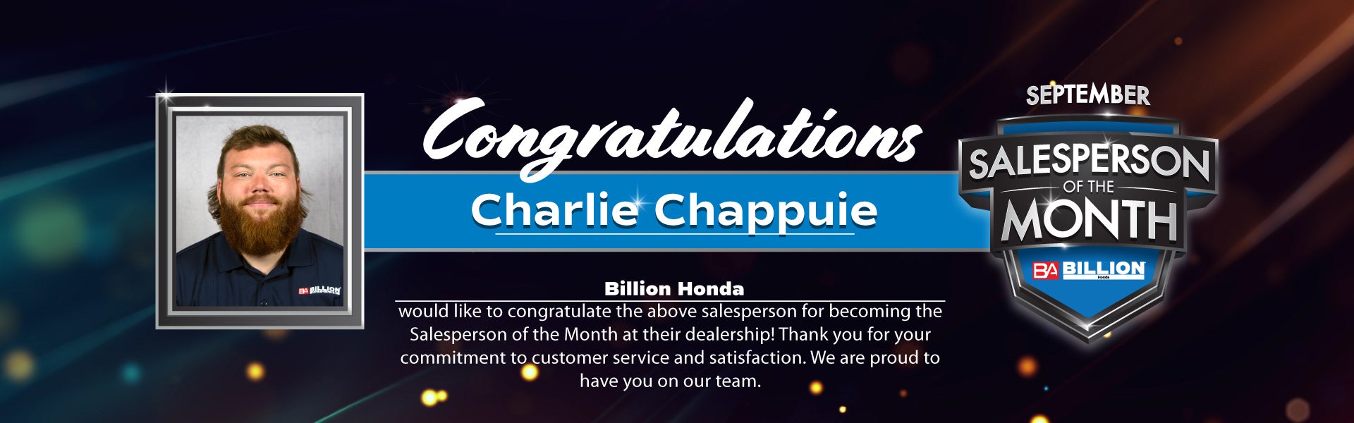 SALESPERSON OF THE MONTH